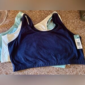 Fruit of the Loom Tank Style Sports Bra 3-Pack (Style 9012) NWT